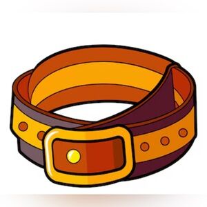 Stylish Brown and Orange Belt